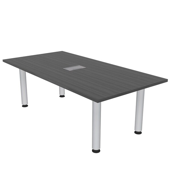 35.5 in W, 71.5 in L, 29 in H, Engineered Wood Top, Grey